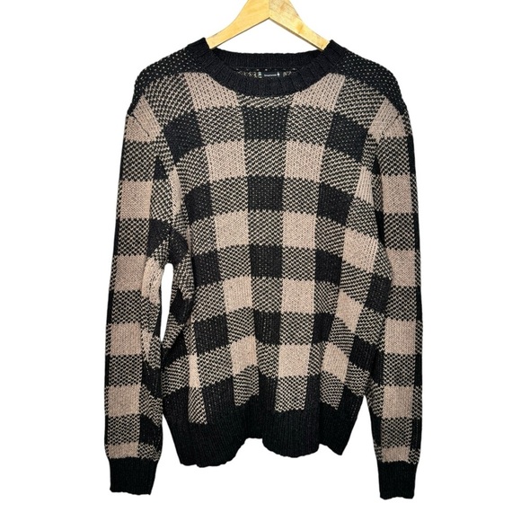 Smartwool Cozy Lodge Buff Check Sweater Size Medium - Picture 4 of 16